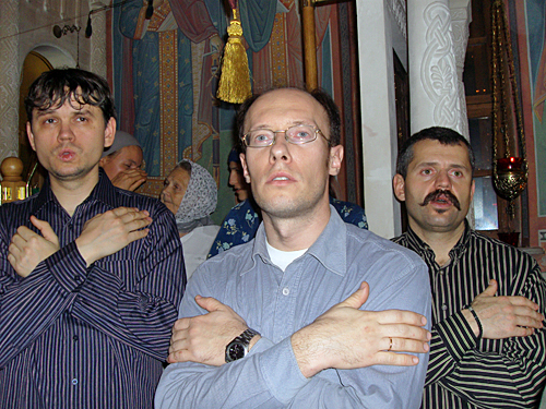 Рождественская служба в Михаило-Архангельском храме 2012