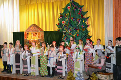 Рождественский праздник 2014 в воскресной школе "Вертоград"