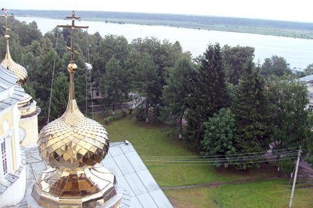 Вид с колокольни Успенского собора г.Мышкин